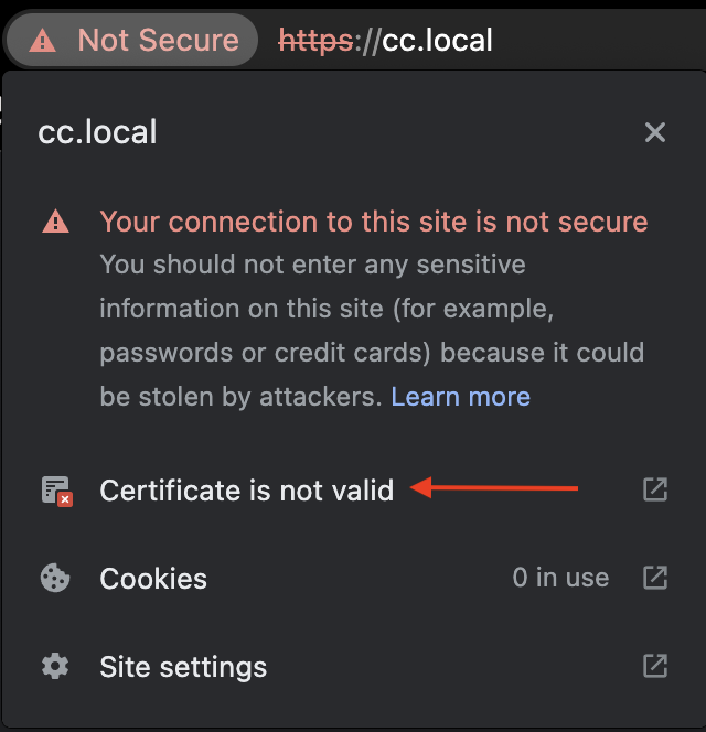 MacOS add certificate 2