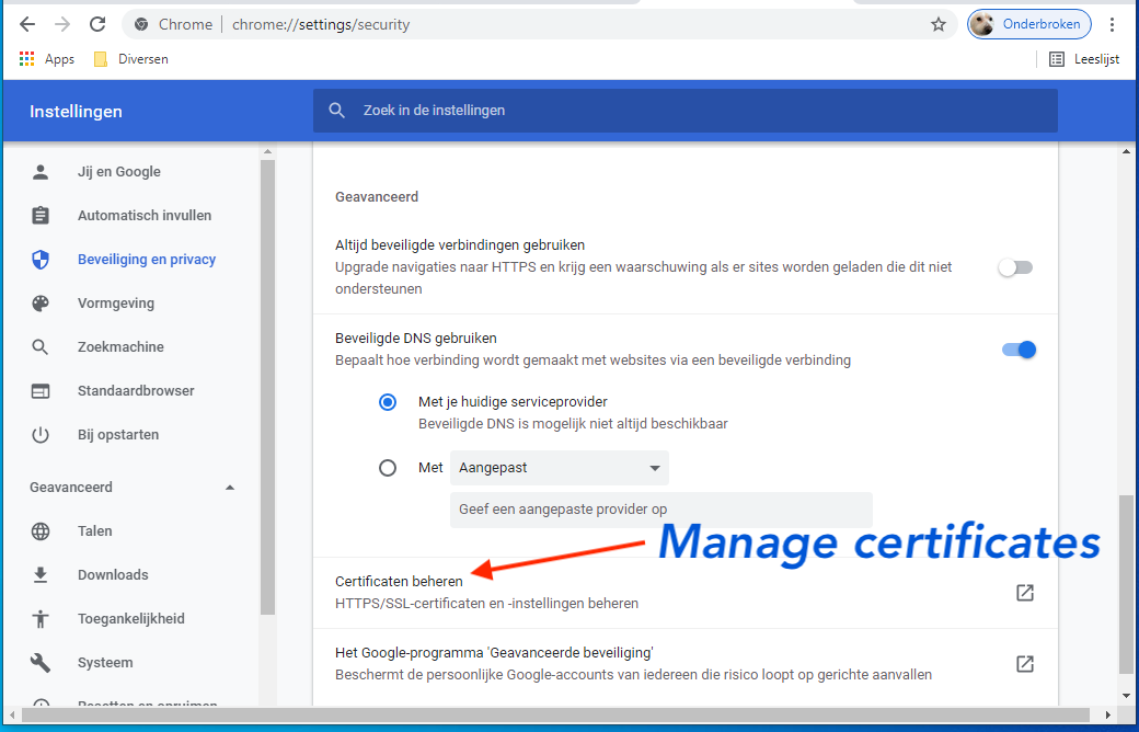 Windows add certificate 4